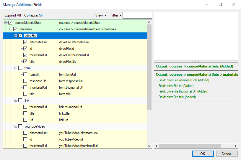 Google Classroom Rest Source Component - MoreFields.png